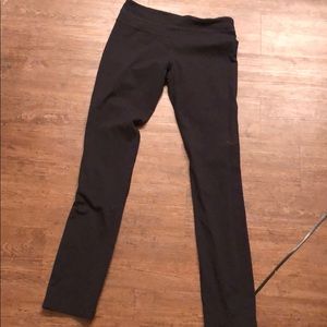 black lulu lemon wide ankle legging